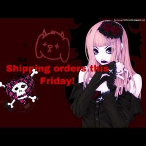 Shipping all orders this Friday!